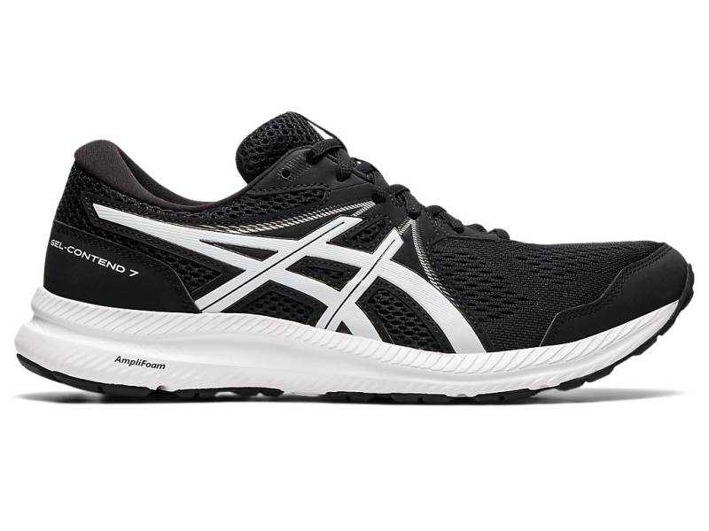 Sapatilhas Running Asics GEL-CONTEND 7 Homem Pretas, 1072A917.083